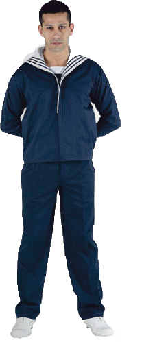 Lacivert Denizci Askeri Üniforma